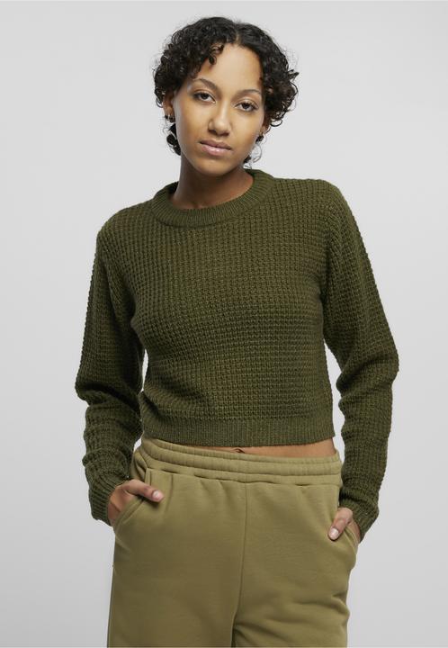 Actual product image Urban Classics Ladies Short Waffle Sweater (3XL)
