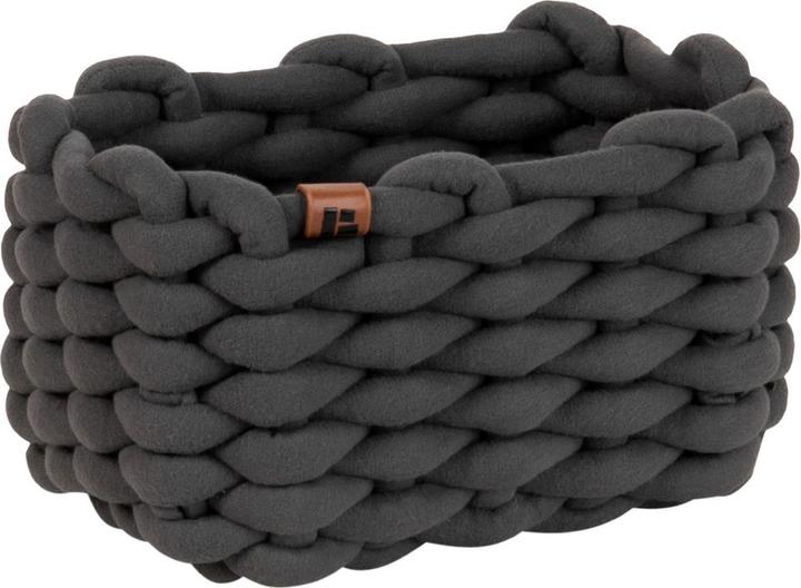 Bigso BASKET Aufbewahrungskorb Grau S (20 cm)