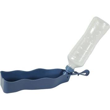 Zolux Bvk Inklapbare Waterfles Blauw (0.40 cl), Ciotola mangime + Dosatore