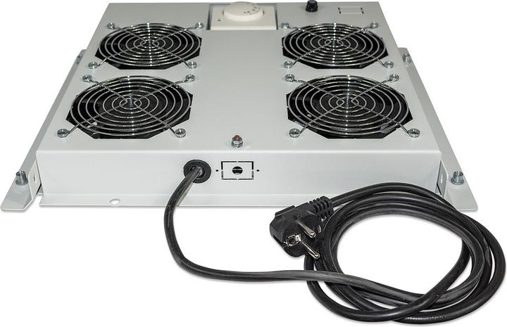 Image du produit Intellinet Compartiment pour ventilateur de rack (220/240 V) avec thermostat (4 ventilateurs)