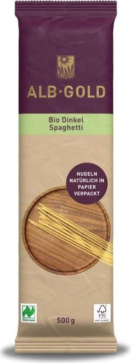 Actual product image Alb-Gold Spelt Spaghetti Organic (500 g)
