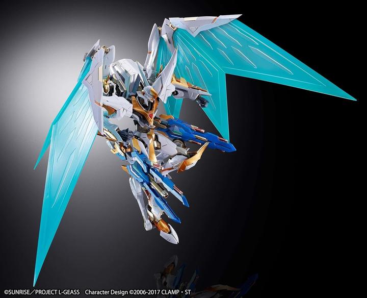 Actual product image Tamashii Nation Code Geass: Lelouch of the Rebellion R2 Metal Build Dragon Scale Action Figure Lancelot Albion 18 cm