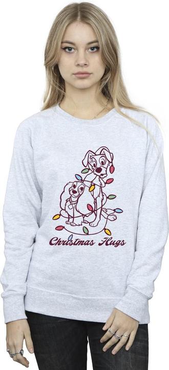 Image du produit Disney - Sweat LADY AND THE TRAMP CHRISTMAS HUGS - Femme (XL)