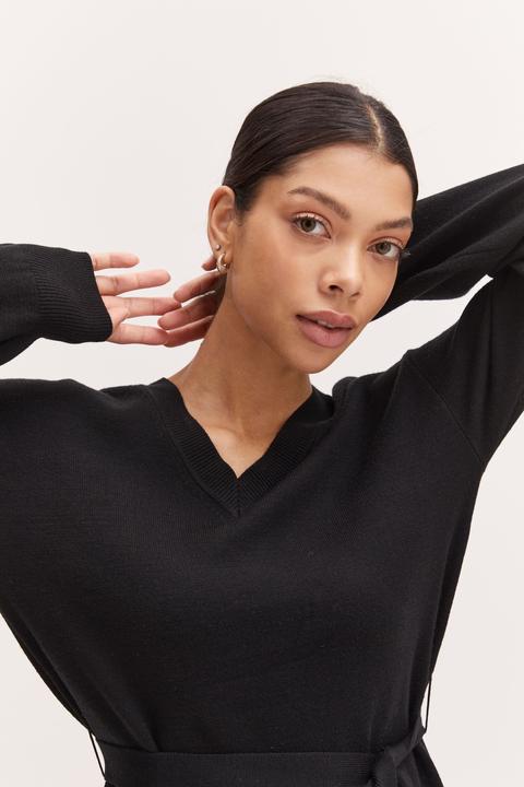 Produktbild B.young BYNONINA VNECK DRESS - 20811914 (M)