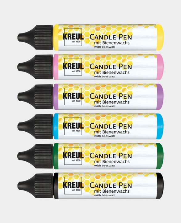 Image du produit Kreul Bee Happy (Jaune, Vert, Rose, Noir, Bleu clair, 174 ml)