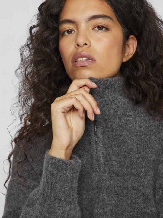 Image du produit Vila Pull en tricot à col roulé zippé (XS)