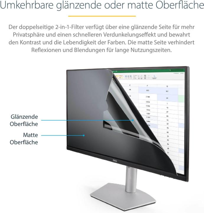 Actual product image StarTech 28" Privacy Filter (28", 16:9)