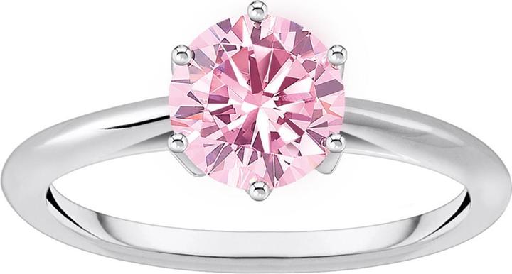 Immagine prodotto Thomas Sabo Anello con pietra rosa taglio brillante (56, 925 Argento)