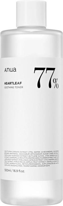 Actual product image Anua Heartleaf 77% (Face toner, 500 ml)