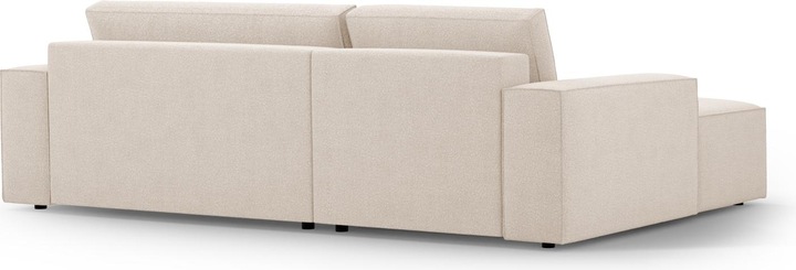 Actual product image Micadoni Bouclé Left Corner Sofa With Bed Function And Box, "Jodie", 3 Seats, 246x151x86 Made in Europe (Corner sofa)