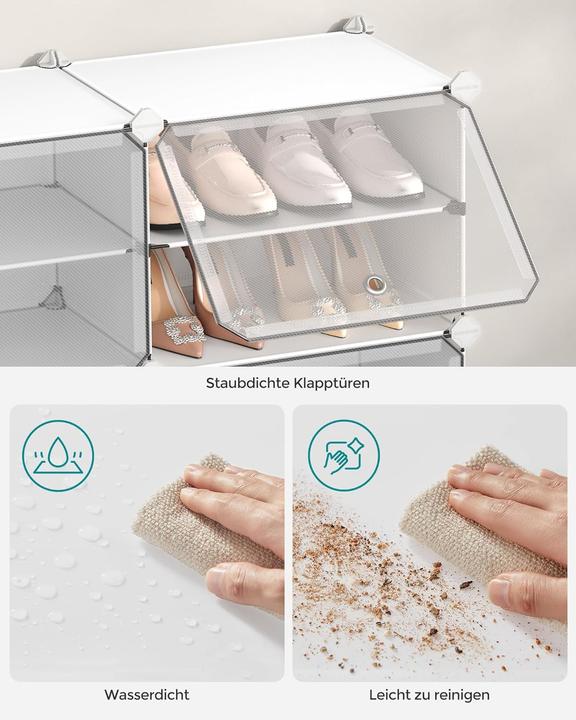 Image du produit Songmics Étagère à chaussures (83 x 32 x 156 cm)