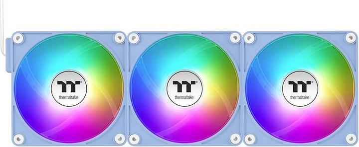 Actual product image Thermaltake TT CT140 EX ARGB Sync PC Cooling Fan 3 Pack Hydrangea Blue (140 mm, 3 x)