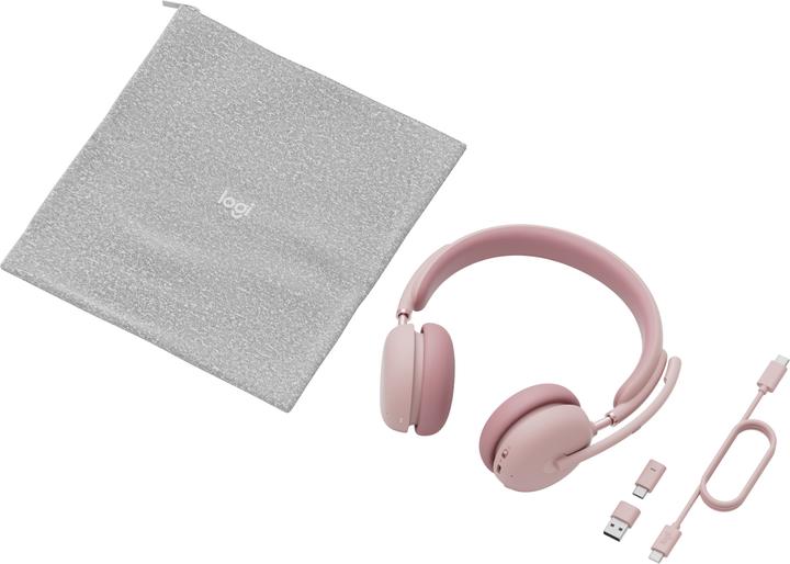 Actual product image Logitech Headset Zone Wrls 2 Uc (Wireless, USB-C, Microsoft teams)
