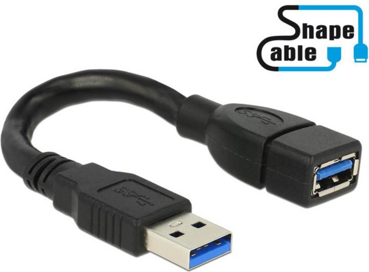 Actual product image Delock USB ShapeCable (0.15 m, USB 3.0)