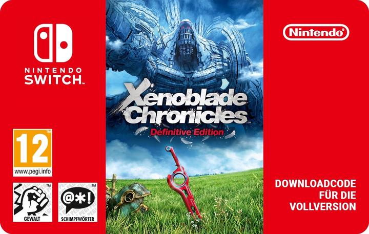 Actual product image Nintendo Xenoblade Chronicles Definitive Edition Digital Code (Switch)