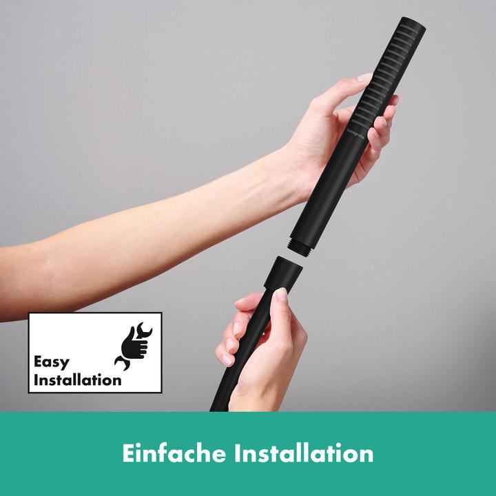 Image du produit hansgrohe Unica barre de douche S Puro 65 cm, support de pommeau de douche Easy Slide, flexible de d