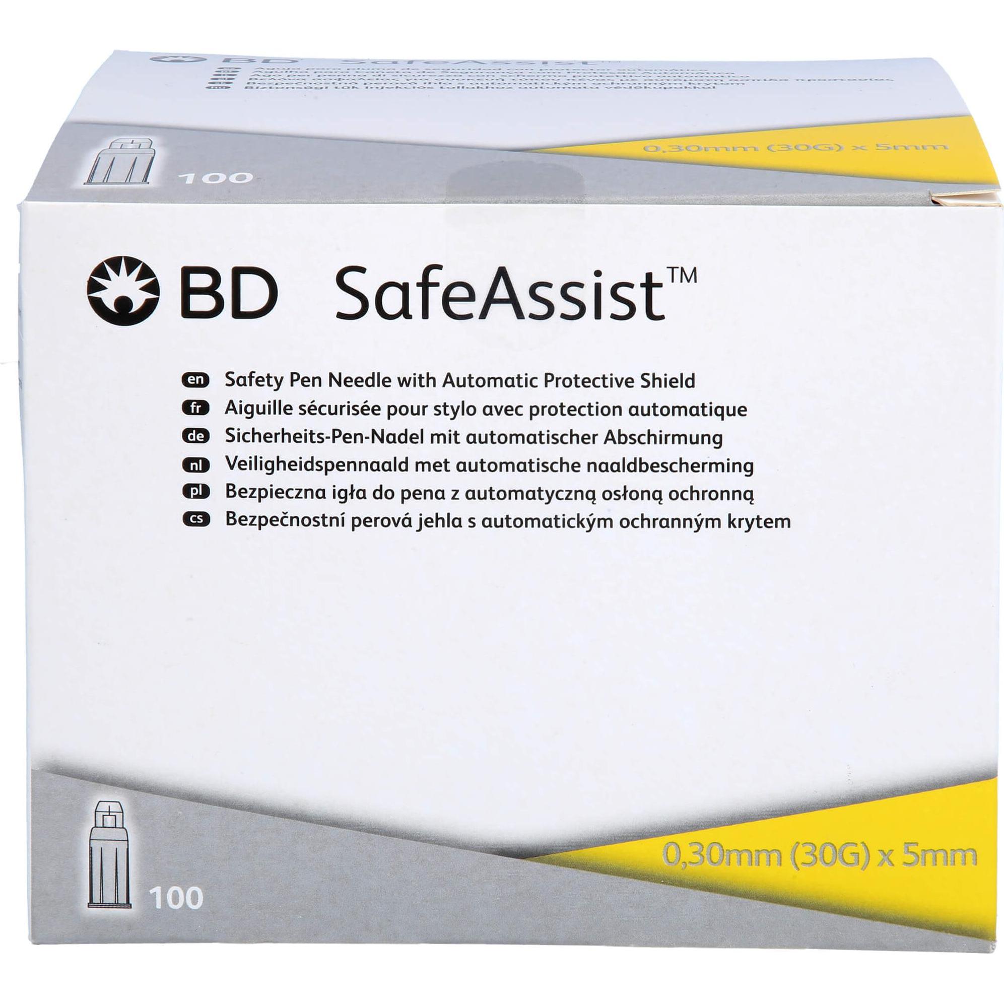 Thumbnail - BD, Bluttest, SafeAssist Sicherheitspennadel 5mm 100 Stk (Pen Nadeln + Einmalkanülen)