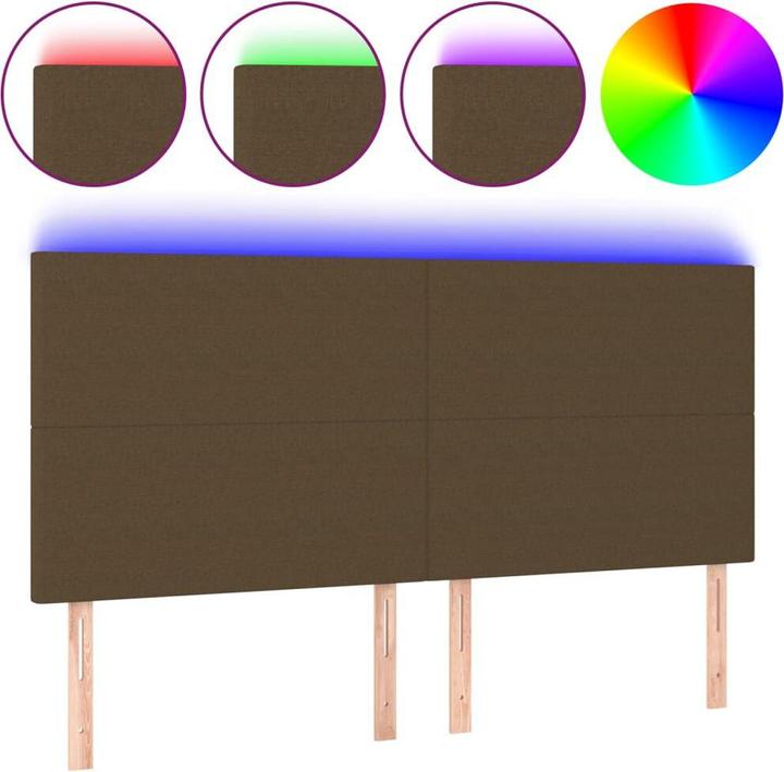 Image du produit vidaXL LED Kopfteil (200 x 5 x 128 cm)
