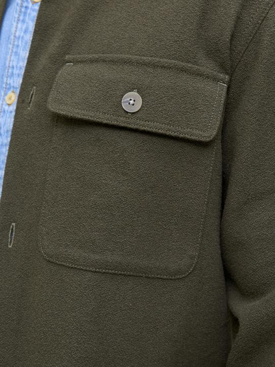 Produktbild Jack & Jones Jprrayle Melange Solid L/S Overshirt Sn (XL)
