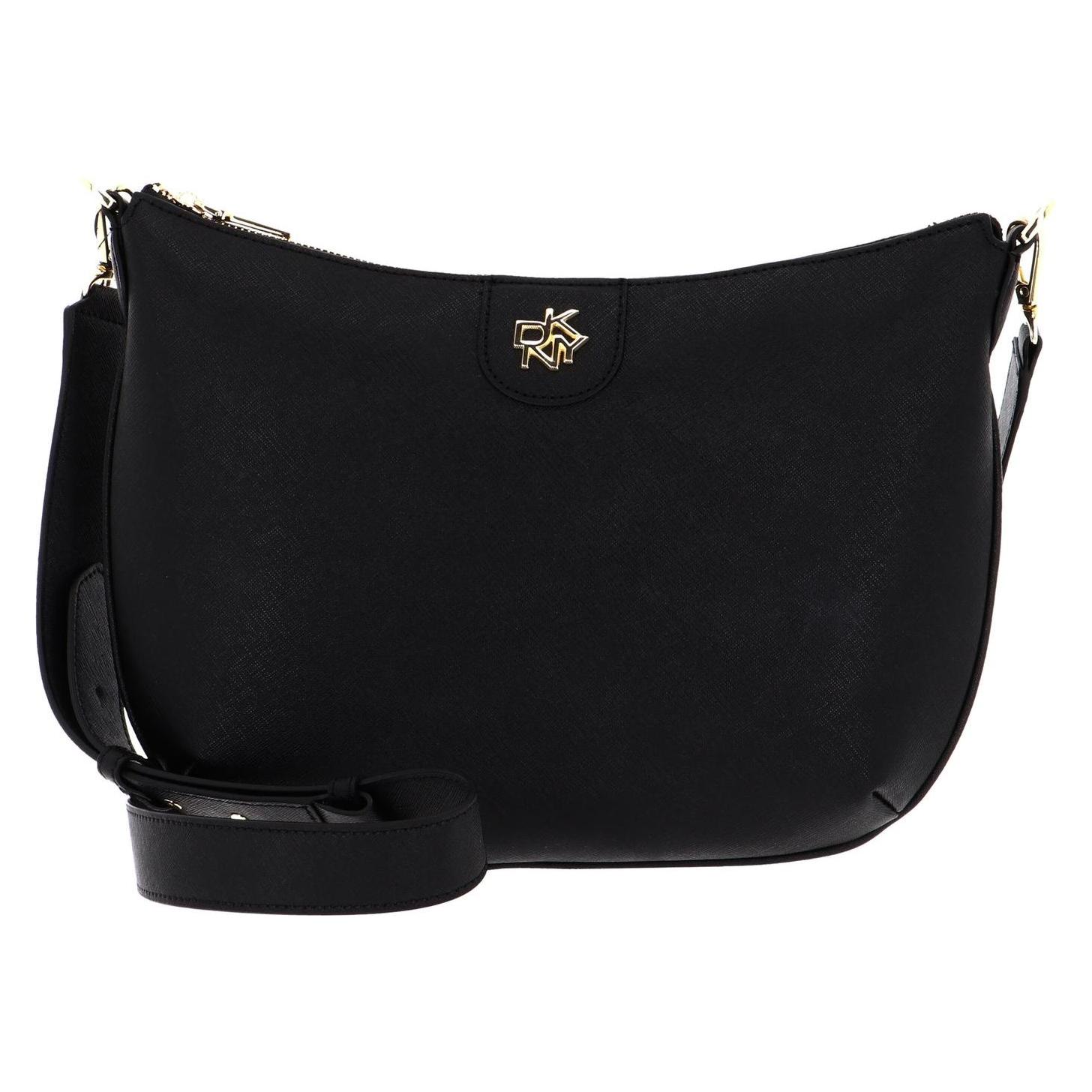 Dkny, Damen, Handtasche, Carol Saddle Crossbody Bag, Schwarz