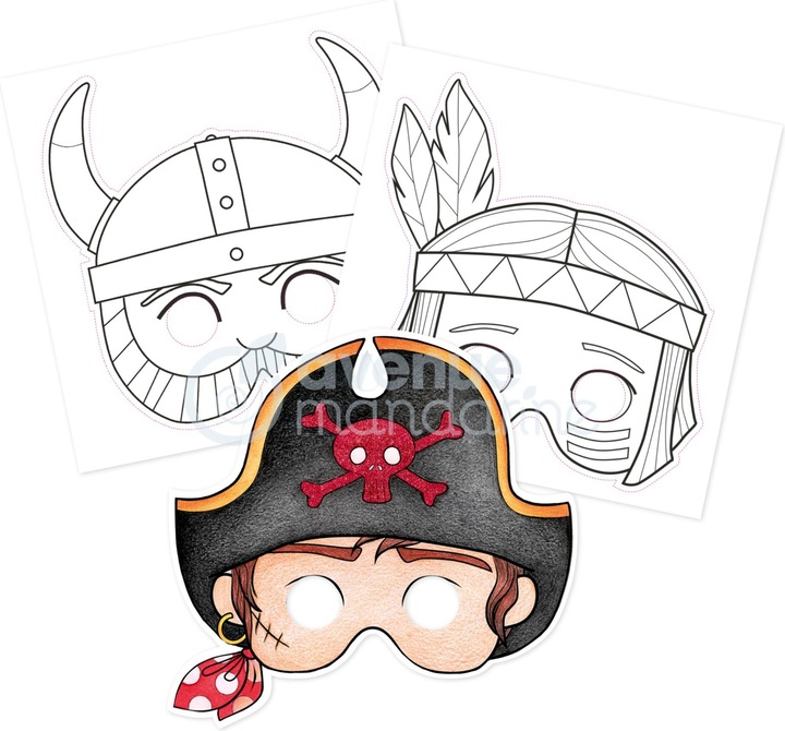Immagine prodotto Avenue Mandarine Maschera da colorare libro Graffy Pop