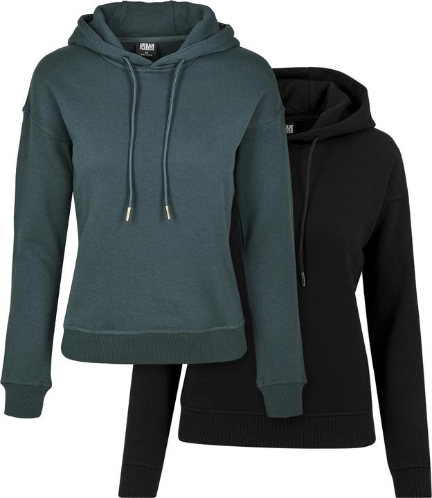 Urban Classics Ladies Hoody 2-Pack (XS)