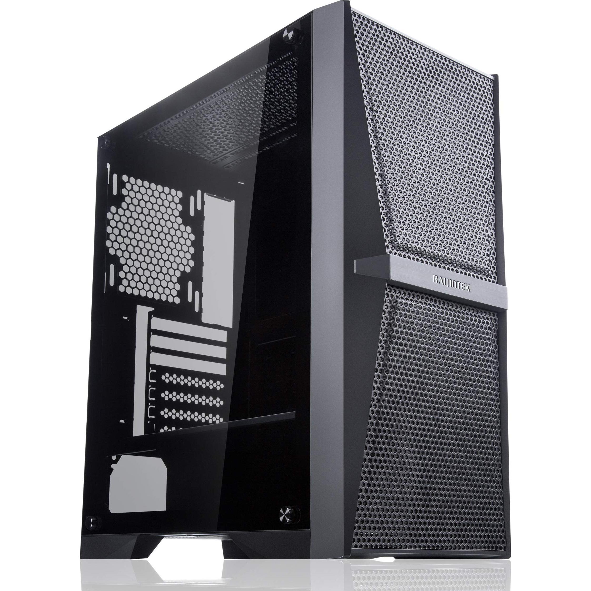 Raijintek SILENOS MS Gehäuse (ATX), PC Gehäuse, Schwarz