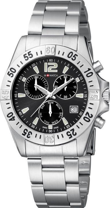 M Watch Mondaine Aqua Steel 40 (Cronografo, Fatto in Svizzera, 40 mm)