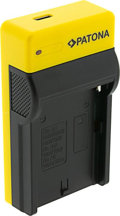 Image du produit Patona Chargeur micro USB pour Sony NP-F960 (Chargeur de batterie d'appareil photo)