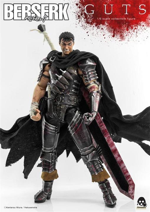 Actual product image ThreeZero Berserk figurine 1/6 Guts (Black Swordsman) 32 cm