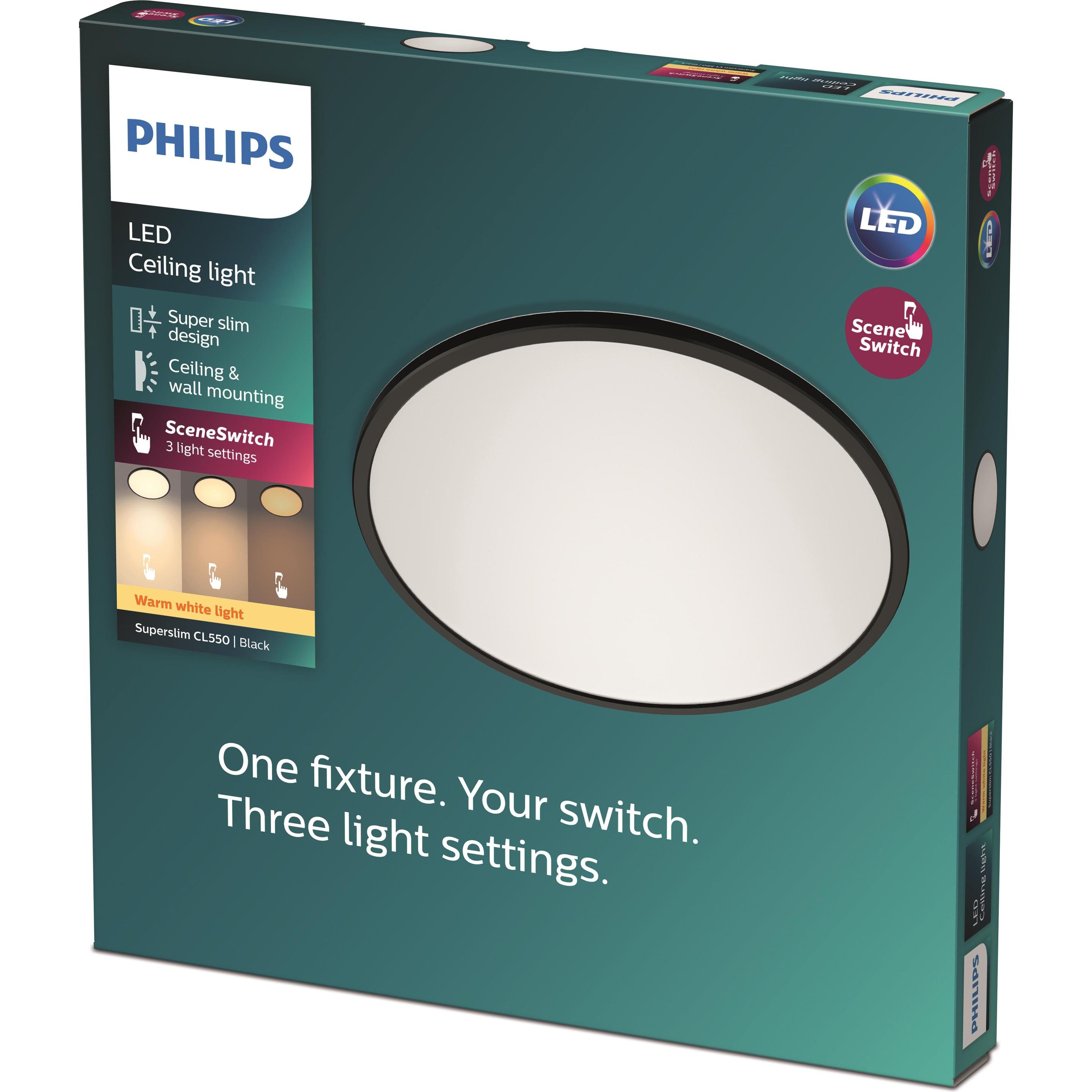 Thumbnail - Philips, Wandleuchte + Deckenleuchte, 3-in-1 Scene Switch (1300 lm)