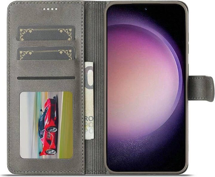 Actual product image LC.Imeeke Galaxy S25+ Plus - Leder Etui Hülle (Samsung Galaxy S25+)
