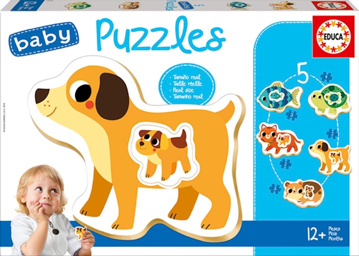 Actual product image Educa Baby Puzzles Animals 2x2/2x3/4 pieces (2 pieces)