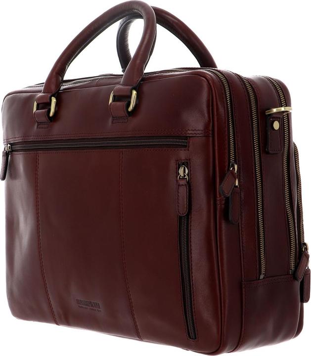 Produktbild Leonhard Heyden Cambridge - RV-Aktenmappe Rotbraun, 3 Fächer