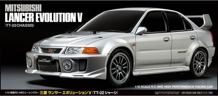 Produktbild Tamiya Mitsubishi Lancer EVO V (Kit)