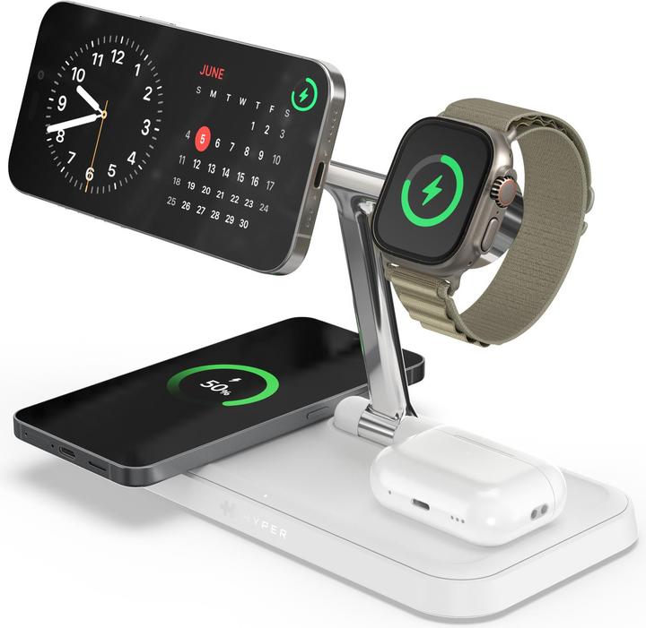 Produktbild Targus HyperJuice QI2 4in1 Charging Stand (45 W)