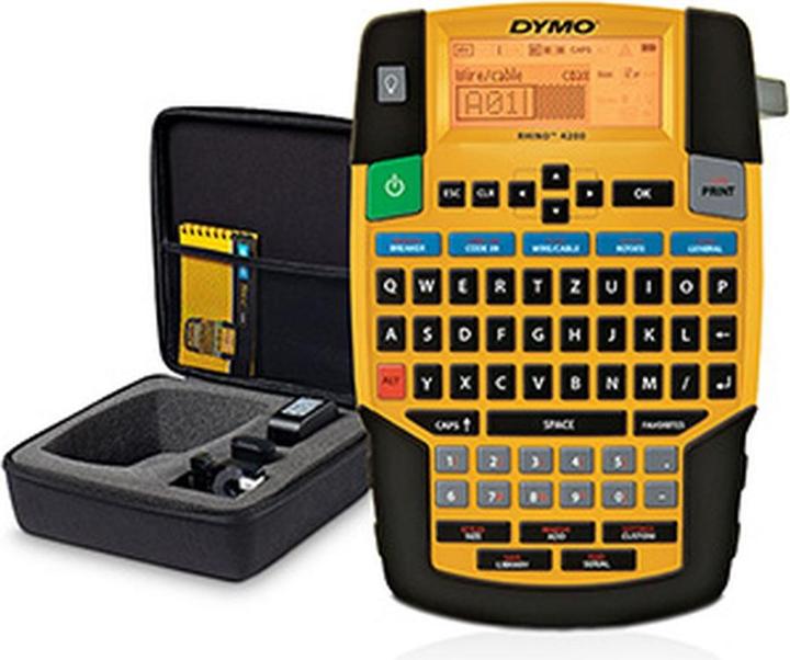 Immagine prodotto Dymo Stampante di etichette Rhino 4200 a trasferimento termico senza fili QWERTY (180 dpi)