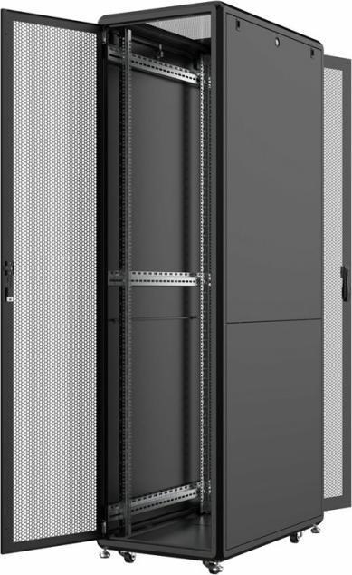 Produktbild Logon RSL46U61BL Vrijstaande rek 46U 600kg Zwart rack (46 HE, 19 Zoll Rack)