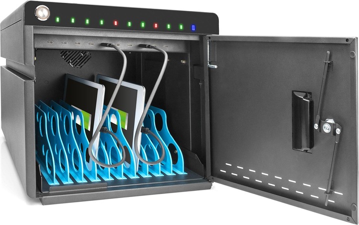 Actual product image Digitus Mobile Desktop Charging Cabinet for Notebooks/Tablets up to 14 inch, UV-C, USB-C