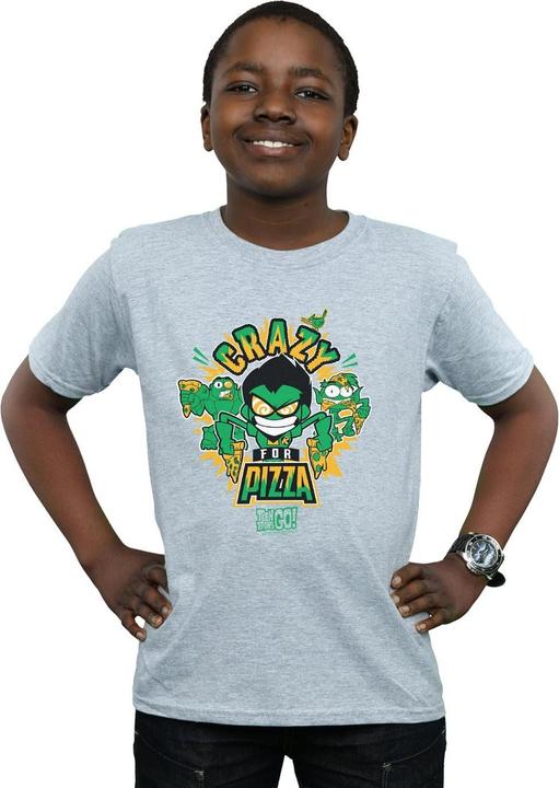 Produktbild Teen Titans Go Crazy For Pizza TShirt Jungen (152, 158)