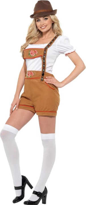 Actual product image Smiffys Womens/Ladies Bavarian Beer Girl Costume Set (XS)