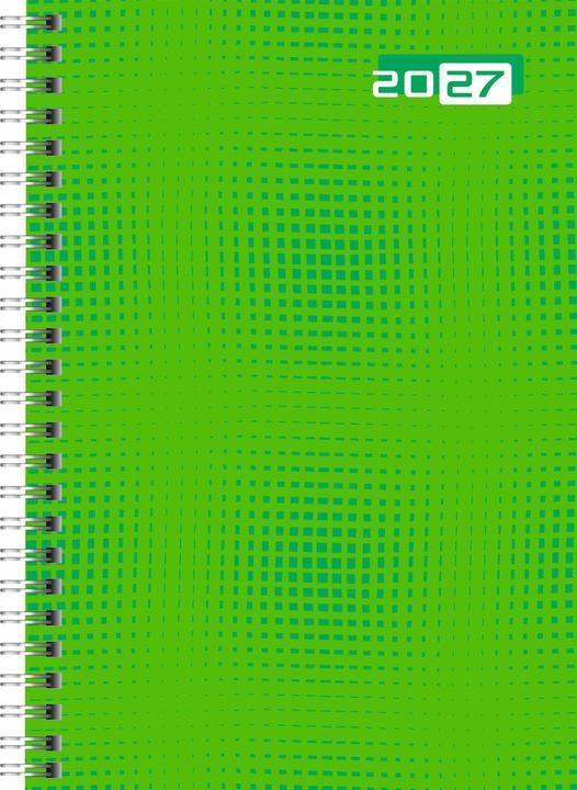 Produktbild rido/idéWochenkalenderModellfutura2,Grafik-Einband,grün2027 (A5, 1 Woche / 2 Seiten)