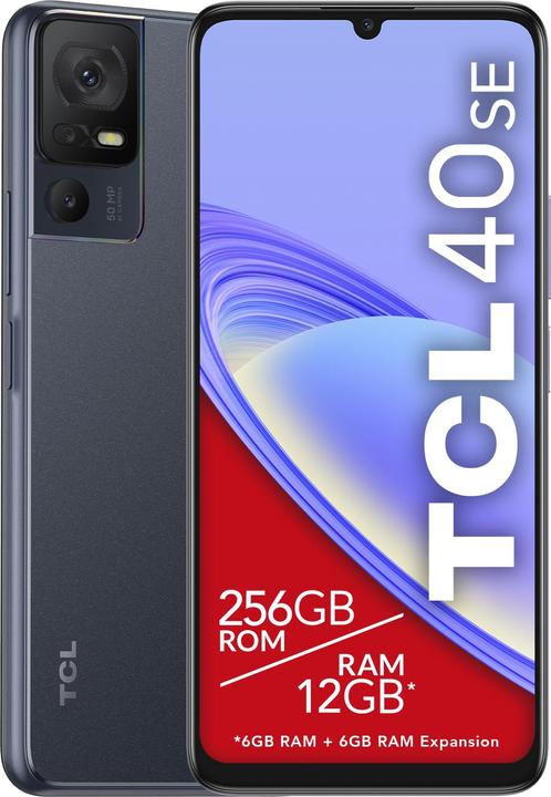 Produktbild TCL 40SE (256 GB, Dark Gray, 6.75", Dual SIM, 4G)