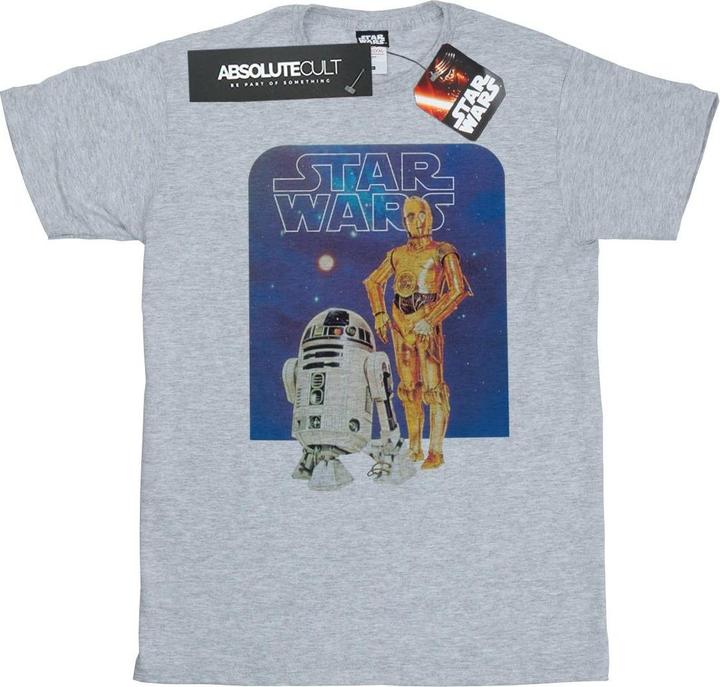 Actual product image Star Wars Boys R2-D2 And C-3PO T-Shirt (140, 146)