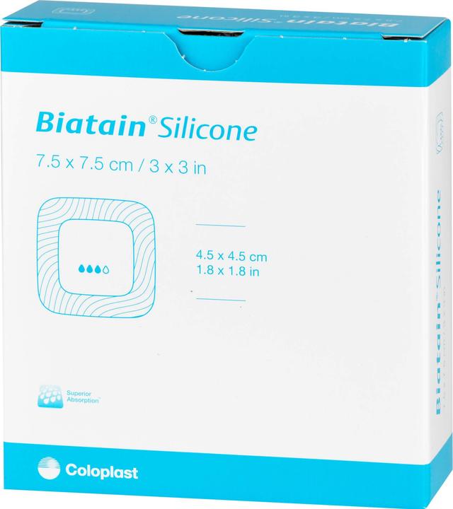 Produktbild Coloplast BIATAIN SILIC SCH7.5X7.5CM