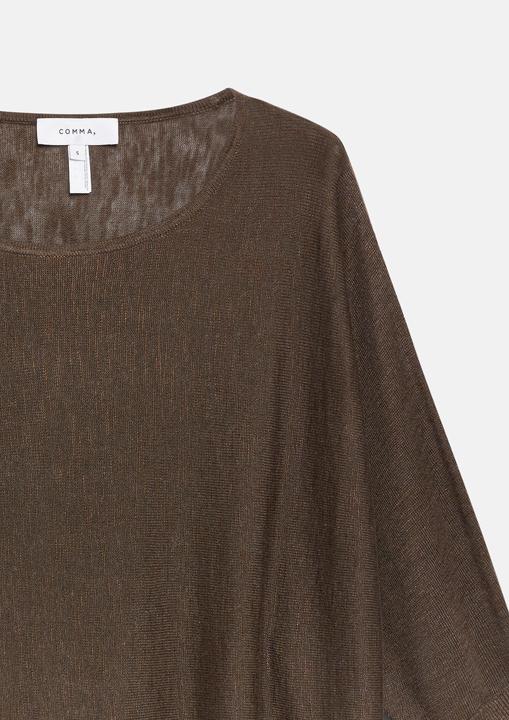Produktbild Comma Lockerer Feinstrickpullover aus Leinenmix (XL)