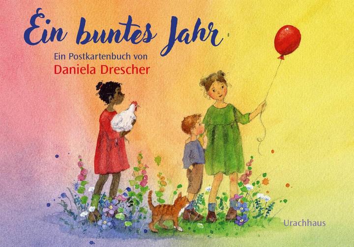 Actual product image Drescher:Postkartenbuch »Ein buntes Jah (15 pcs.)