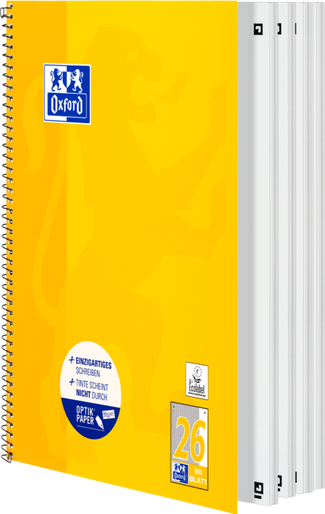 Produktbild Oxford Collegeblock (A4+, Kariert, Weicher Einband)