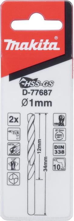 Actual product image Makita D-77687 (1.0 millimetre)