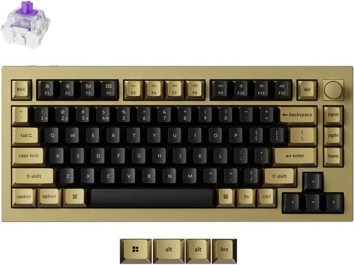 Produktbild Keychron Q1 HE Copper Edition (US, Kabelgebunden, Kabellos)